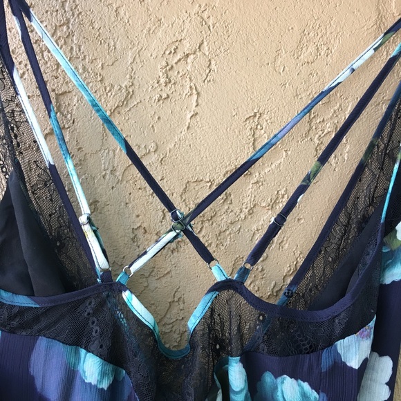 Adelyn Rae Jasmine Floral Print Wrap Maxi Dress - Picture 3 of 7